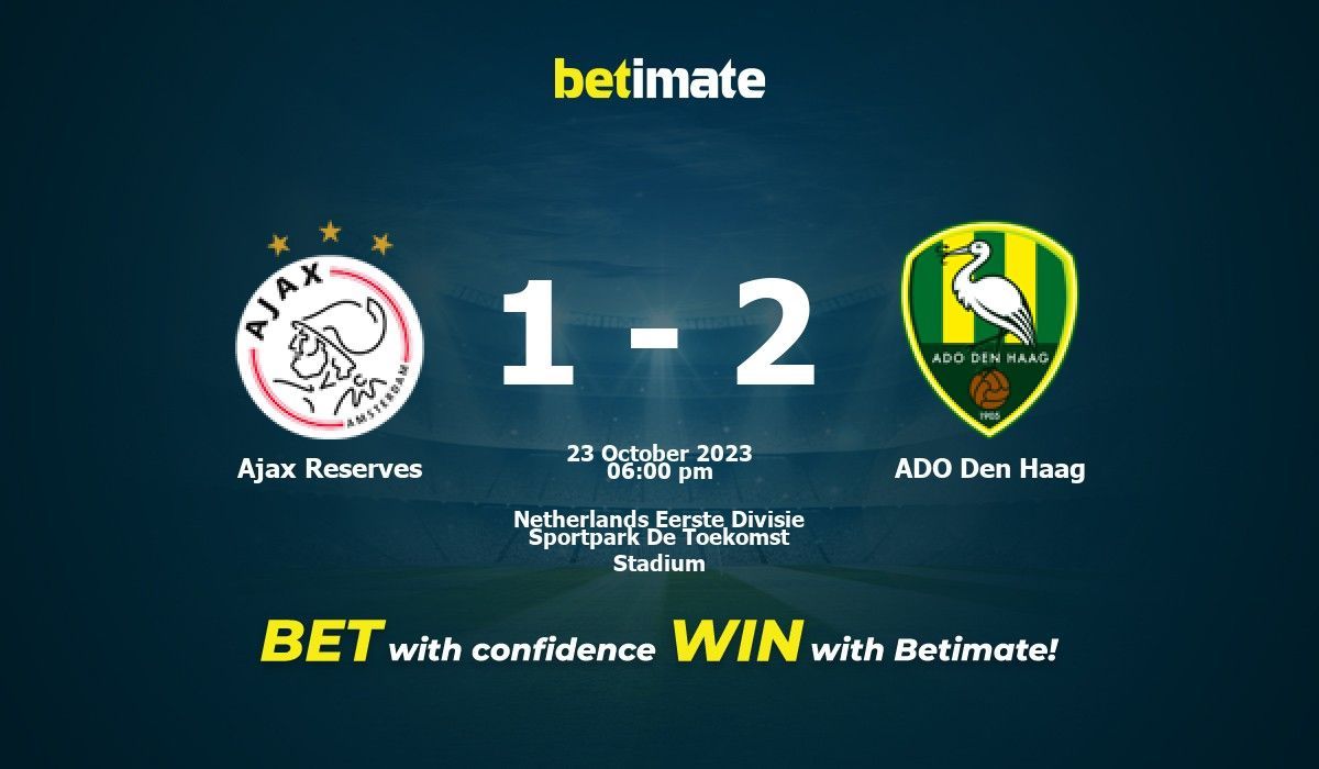 Ado den haag 2025 vs ajax h2h