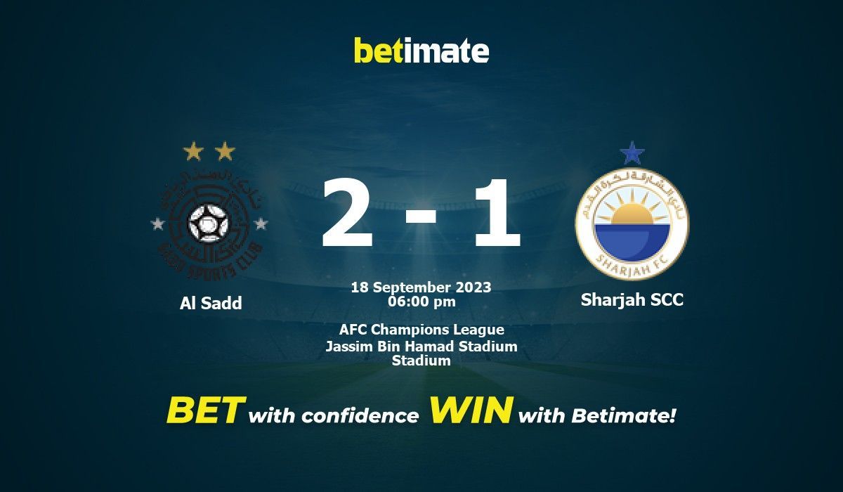 Al Sadd vs Al Sharjah » Predictions, Odds + Live Streams