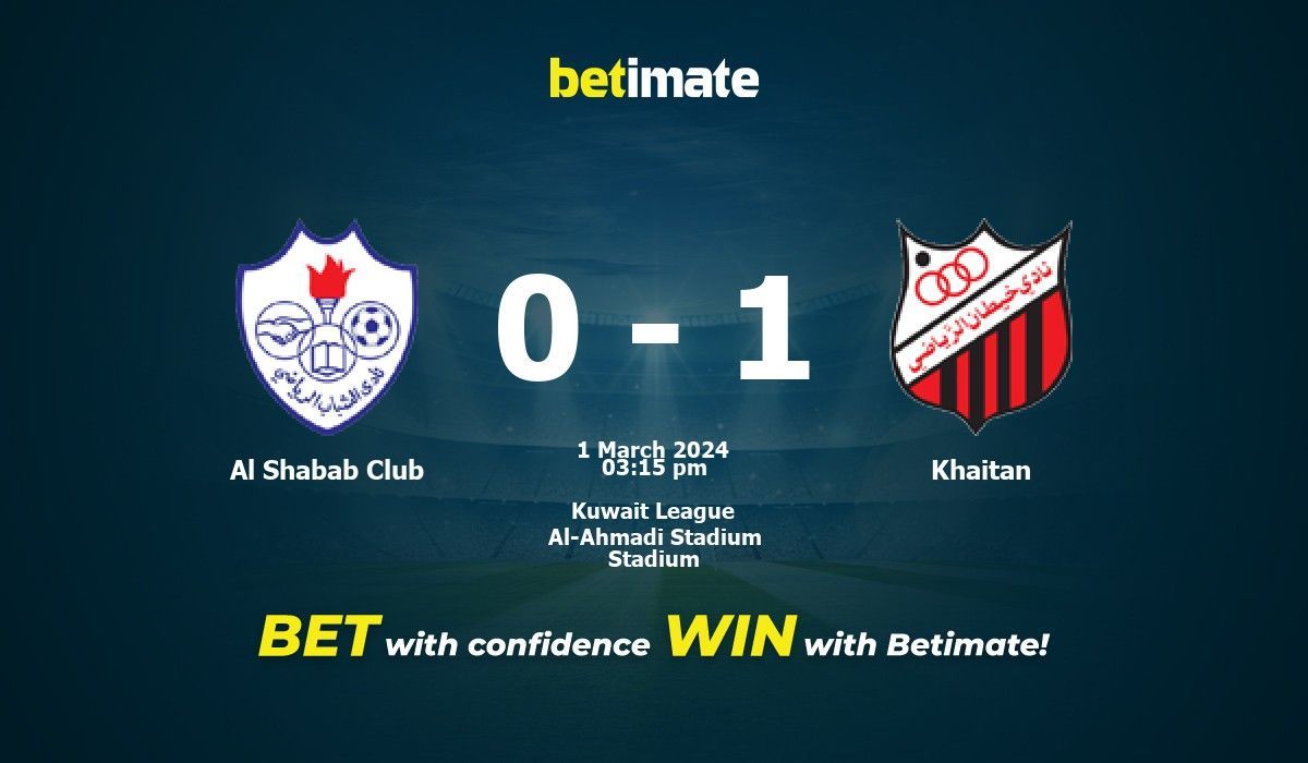 Al shabab kuwait vs khaitan 2025 sc h2h