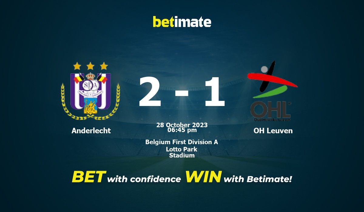 RSC Anderlecht vs. OH Leuven 5-1 Highlights