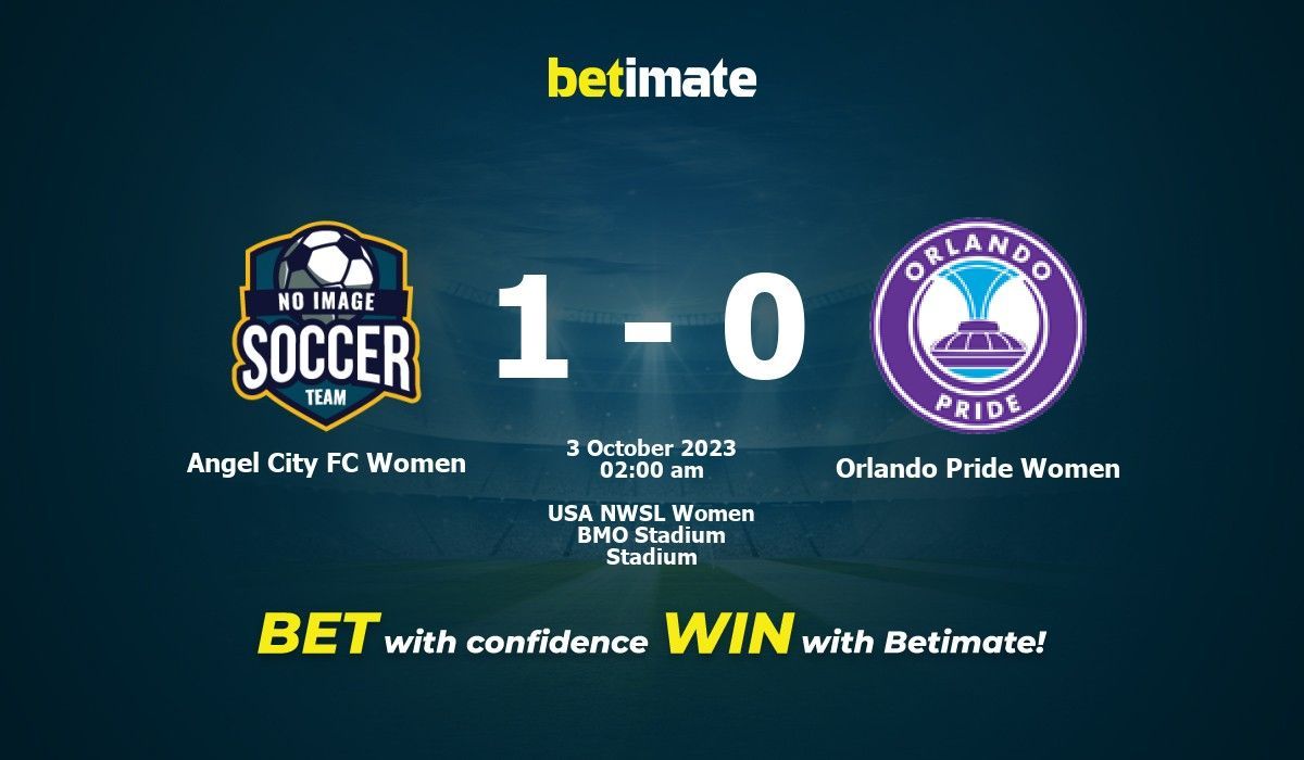 Angel City FC vs Orlando Pride live score, H2H and lineups