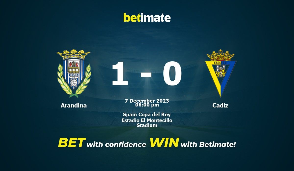 Cadiz B vs Conil CF 25.08.2023 – Live Odds & Match Betting Lines, Football