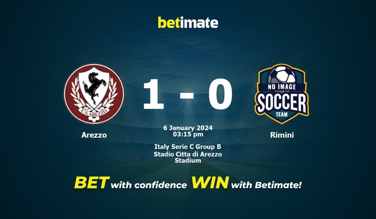 Arezzo vs Rimini Prediction Odds Betting Tips 01 06 2024