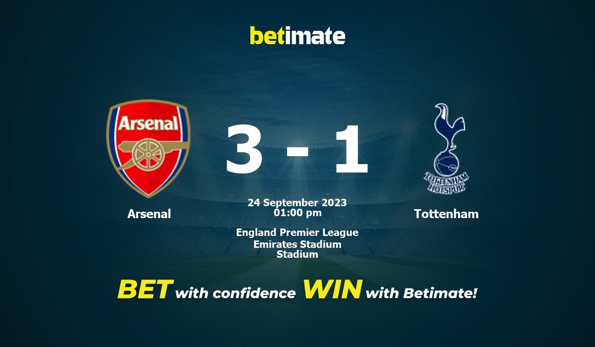 Arsenal vs Tottenham: Prediction and Preview