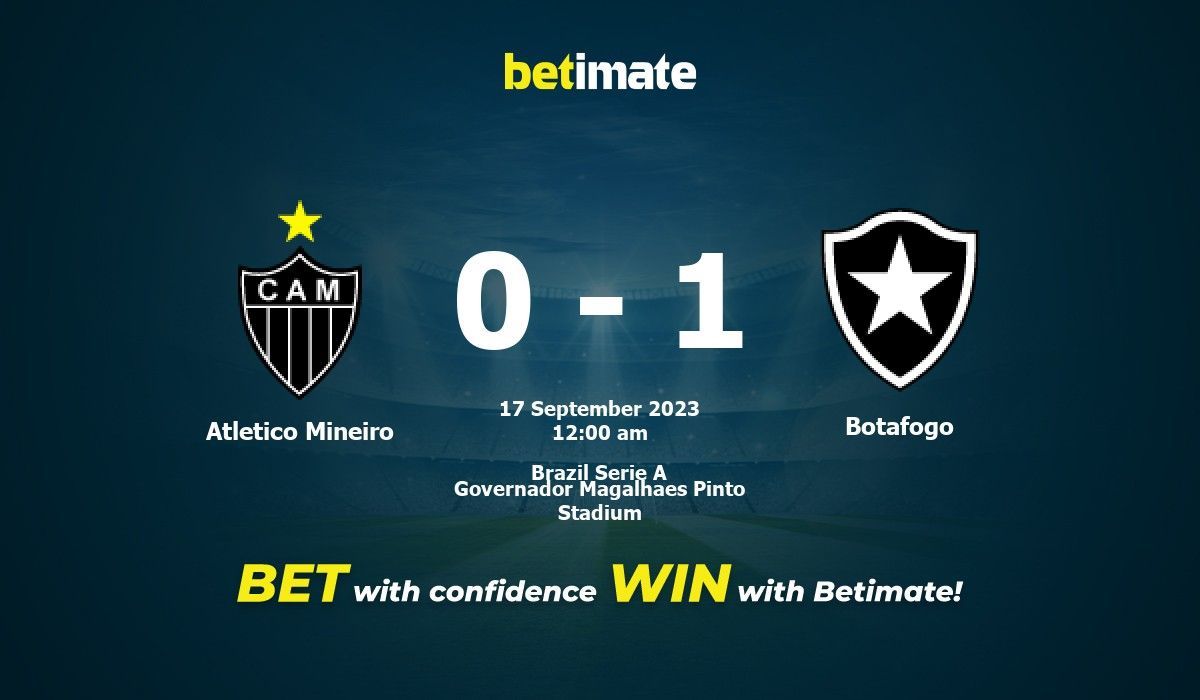 Atletico mg botafogo 2025 h2h