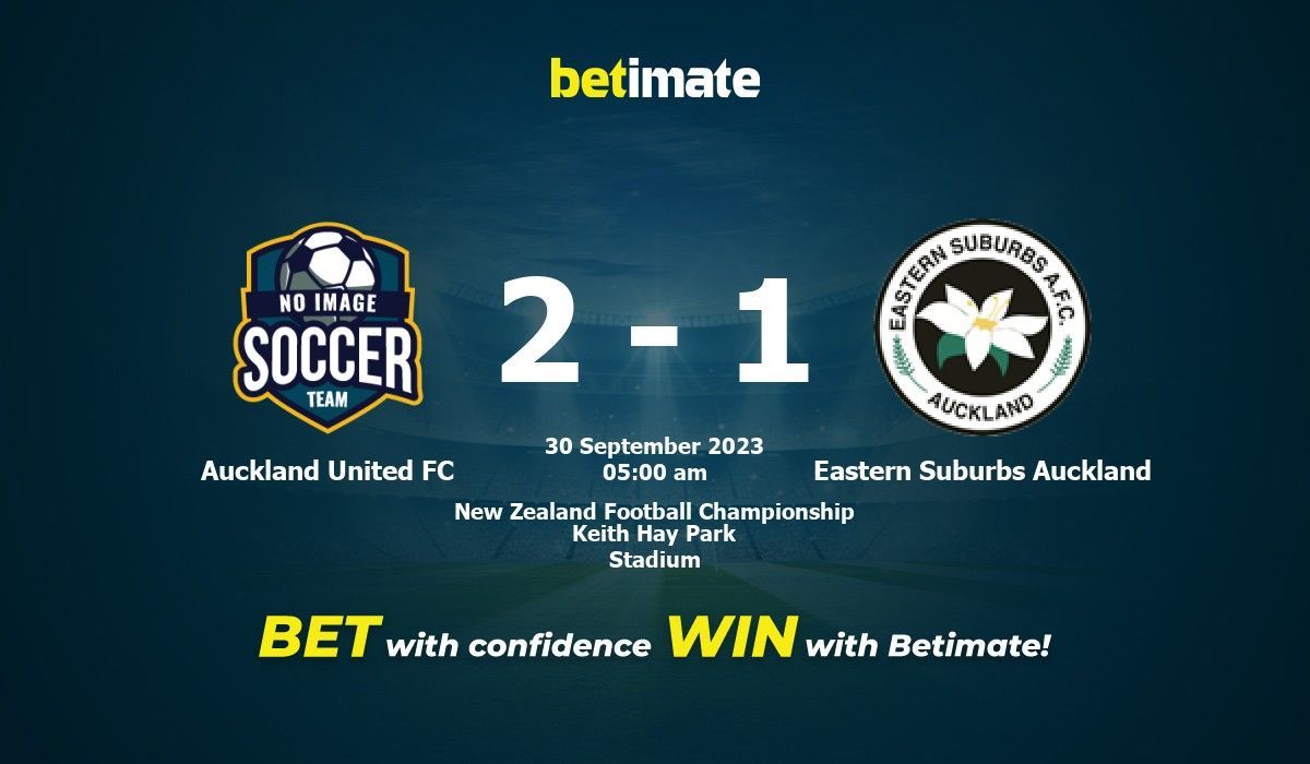 Eastern Suburbs vs Auckland United Live Match Statistics and Score Result  for New Zealand Regional Leagues 