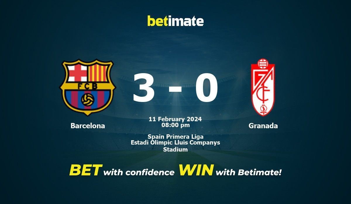 Barcelona vs 2025 granada h2h stats