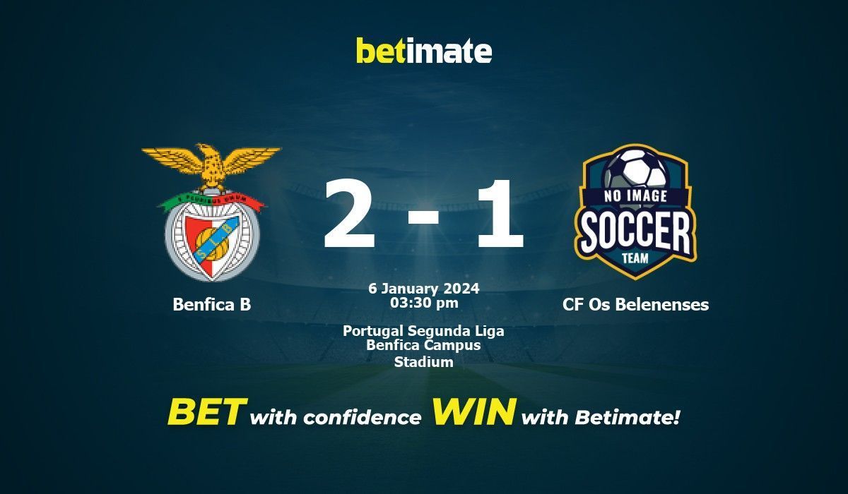 Benfica fc 2025 vs belenenses h2h