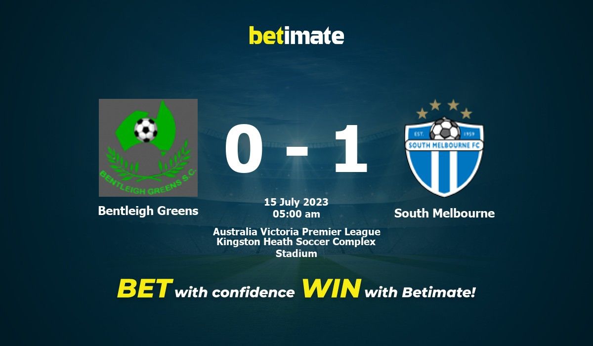 Bentleigh greens 2025 kingston city h2h