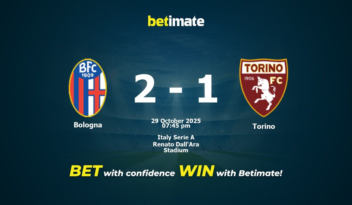 Bologna vs Torino Prediction, Odds & Betting Tips 10/29/2025