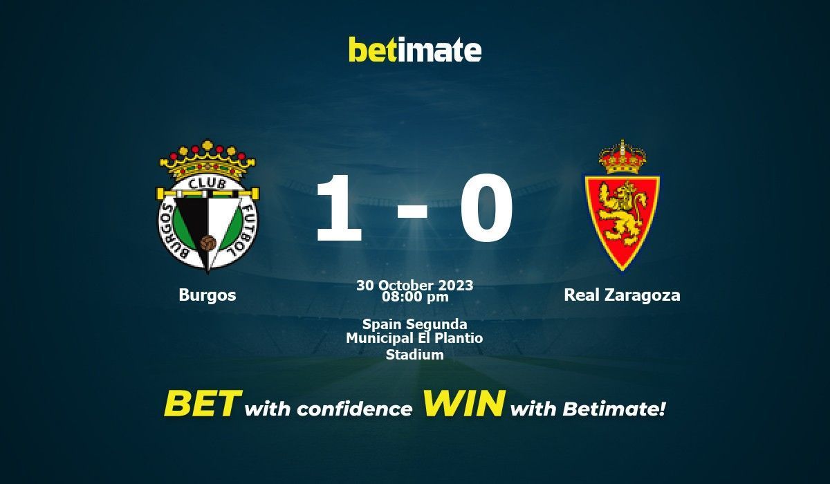 Burgos vs real zaragoza