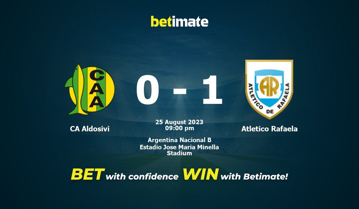 Aldosivi vs Quilmes Atlético Club live score, H2H and lineups