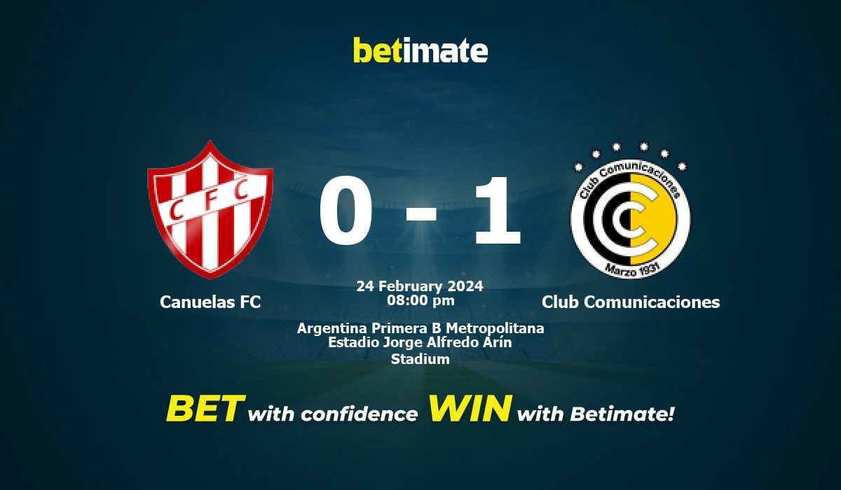 Canuelas FC vs Club Comunicaciones Prediction Odds Betting Tips