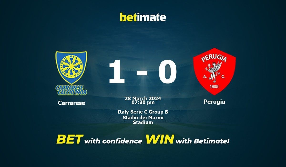 Carrarese vs Perugia Prediction Odds Betting Tips 03 28 2024