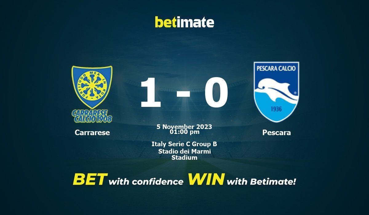 Carrarese vs Pescara Prediction Odds Betting Tips 11 05 2023