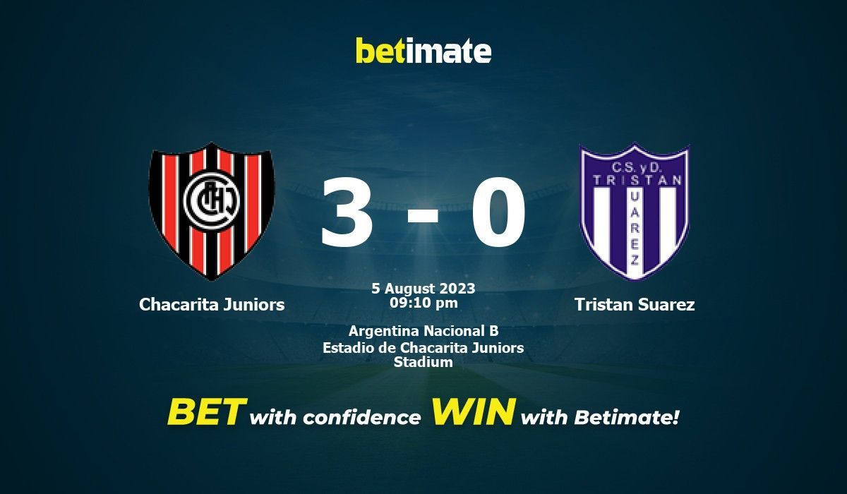 Chacarita Juniors vs Tristan Suarez Prediction Odds Betting