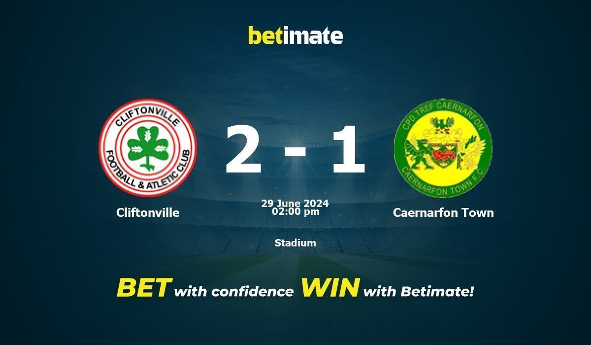 Cliftonville vs Caernarfon Town Prediction, Odds & Betting Tips 06/29/2024