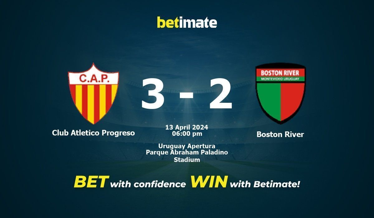Club Atletico Progreso vs Boston River Prediction, Odds & Betting Tips