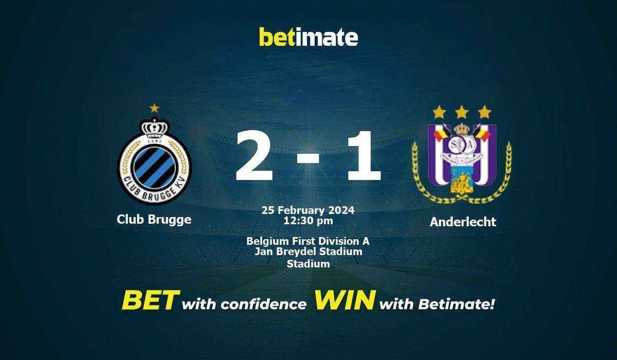 Club brugge u21 2025 anderlecht u21 h2h