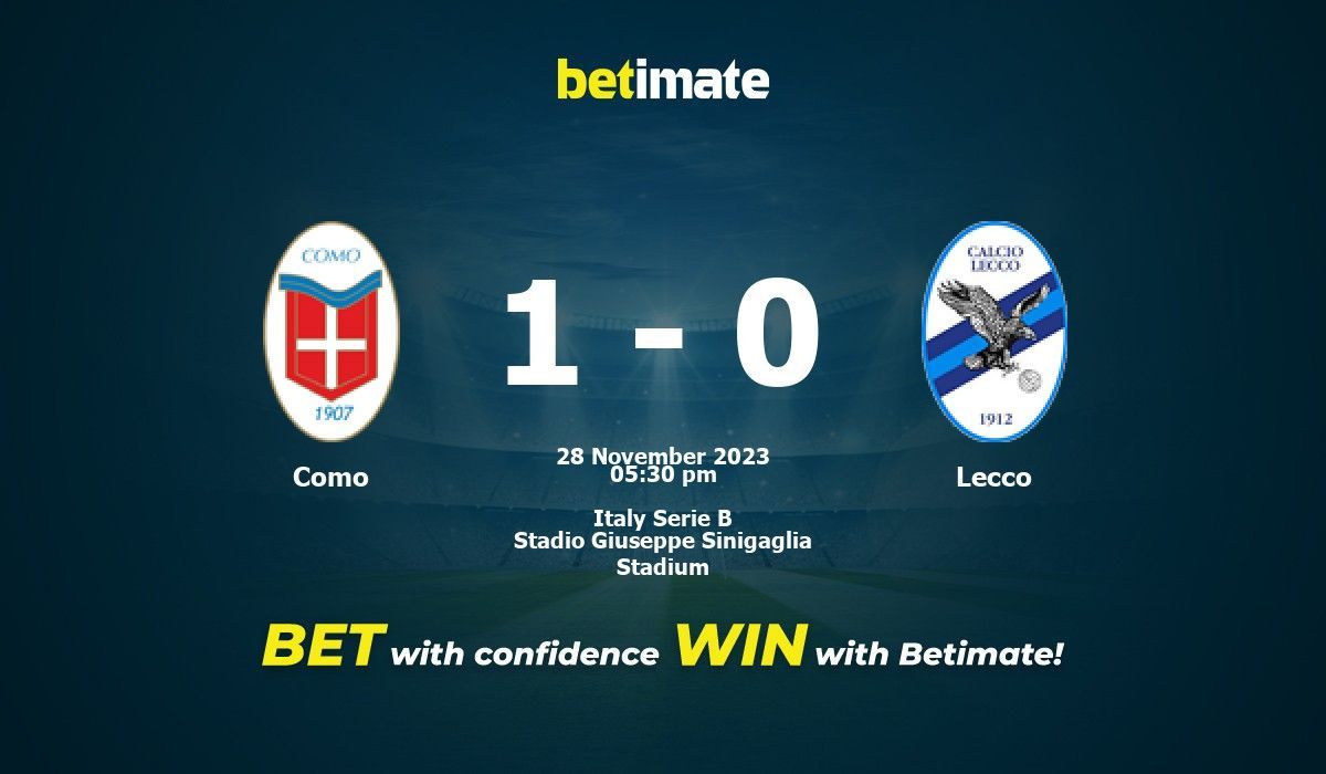 Como 1907, Italy: Games - Football Livescore, standings, results