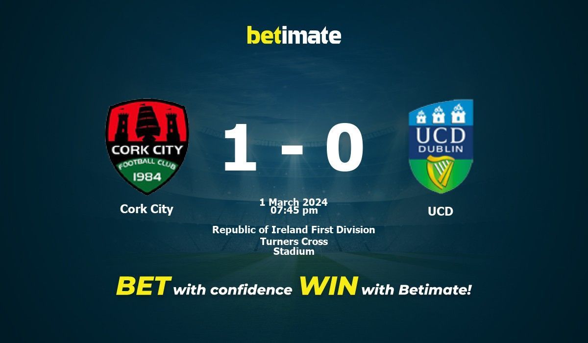 Cork city vs 2025 uc dublin h2h