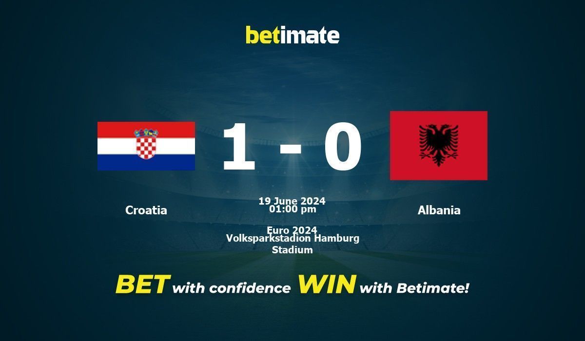Croatia vs Albania Prediction, Odds & Betting Tips 06/19/2024