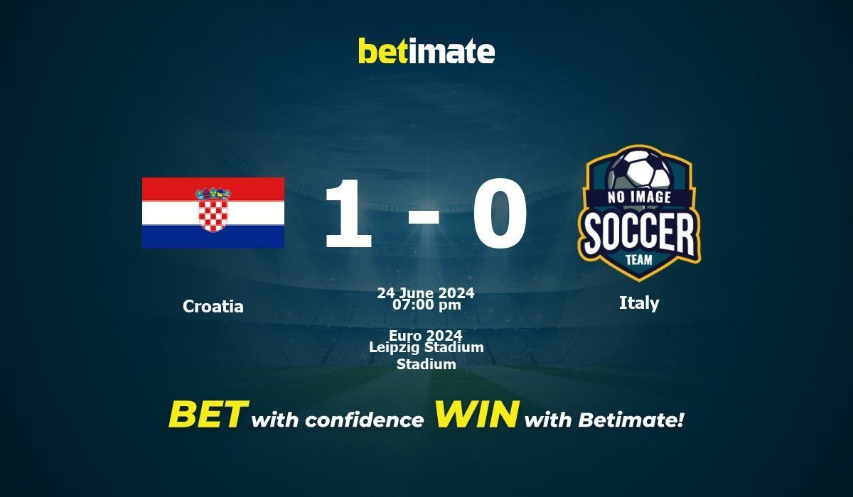 Croatia vs Italy Prediction, Odds & Betting Tips 06/24/2024