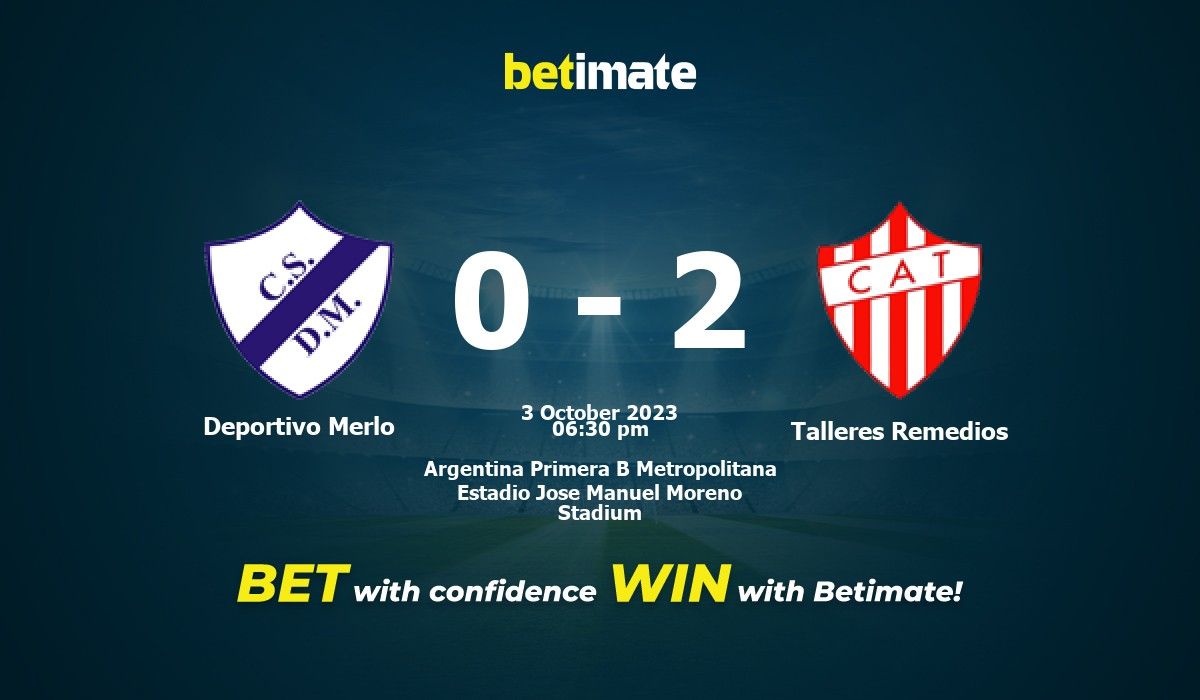 Deportivo Merlo vs Talleres Remedios Predictions