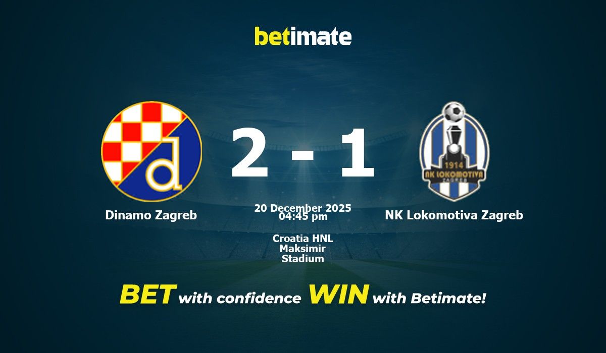 Dinamo Zagreb vs NK Lokomotiva Zagreb Prediction, Odds & Betting Tips ...