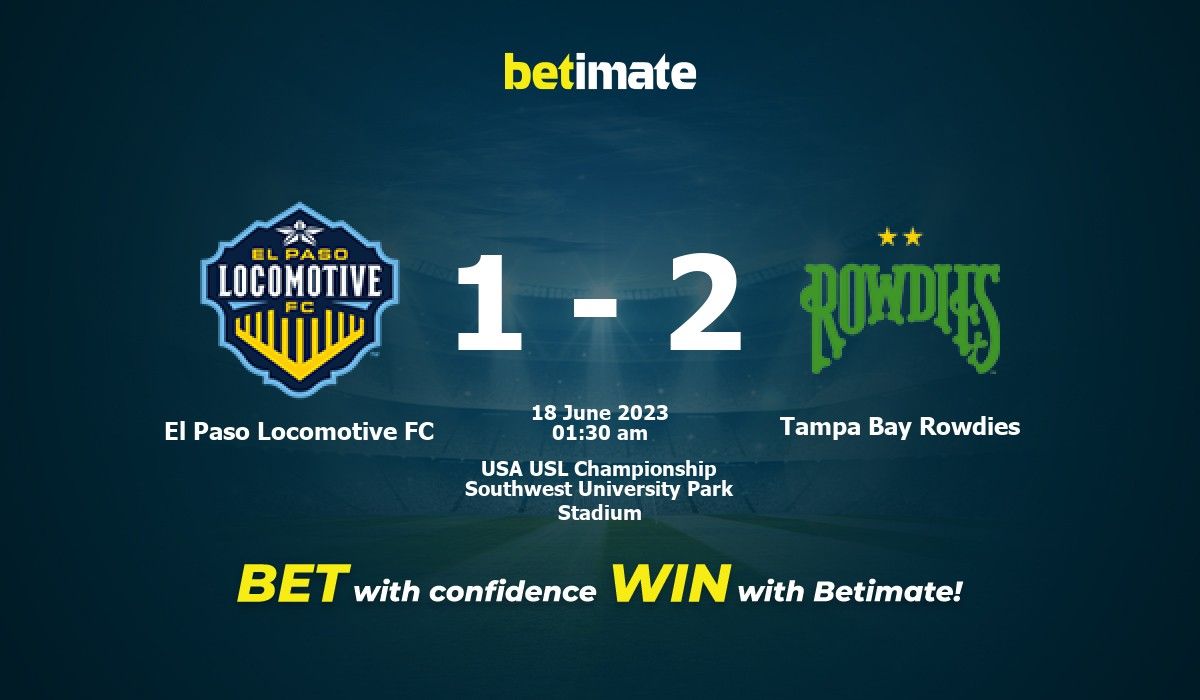 Tampa Bay Rowdies vs. El Paso Locomotive FC - Game Highlights