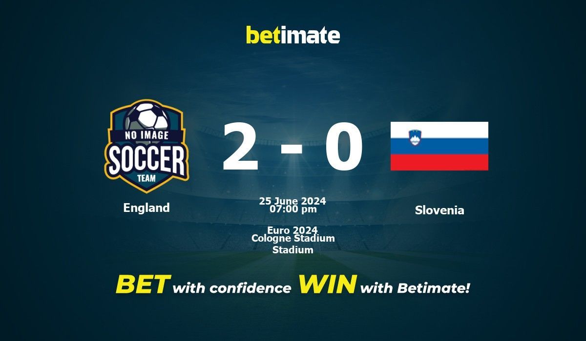 England vs Slovenia Prediction, Odds & Betting Tips 06/25/2024