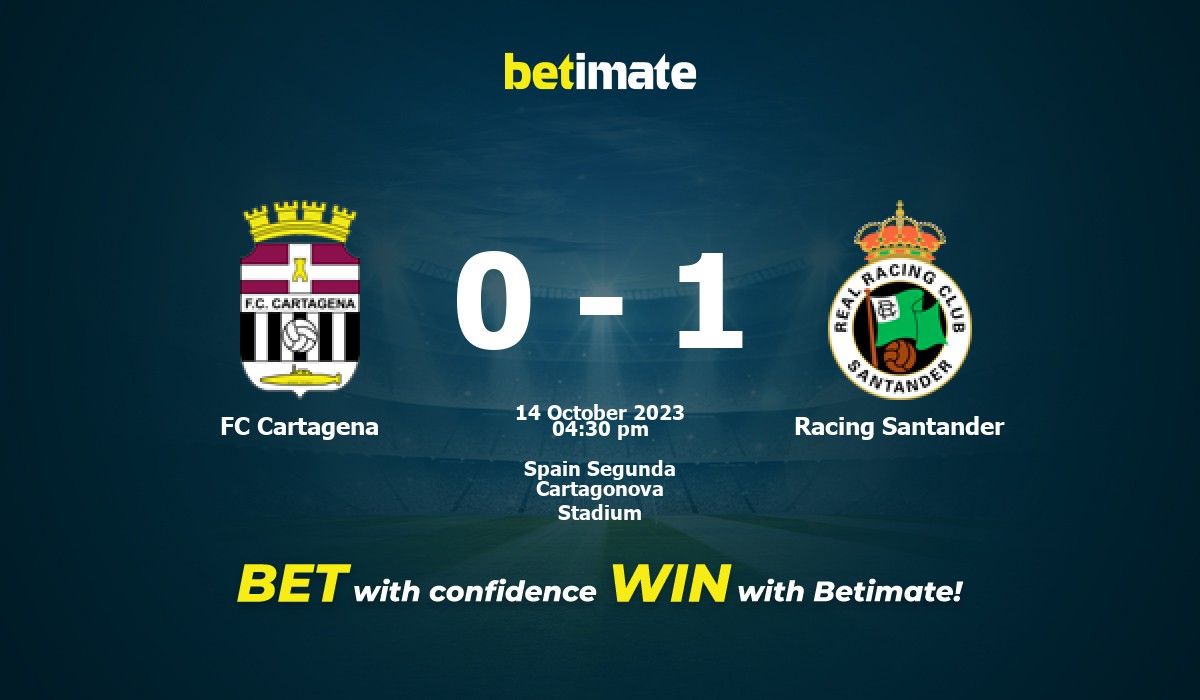 Cartagena vs racing santander