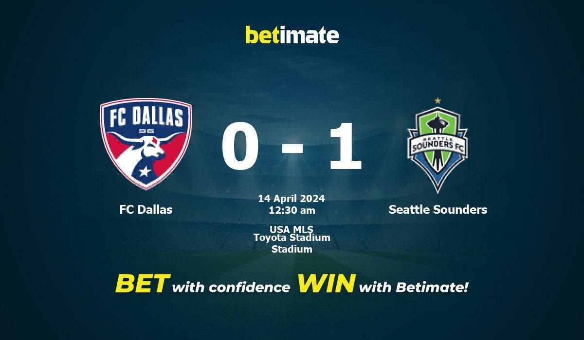 Fc dallas vs 2025 seattle sounders h2h