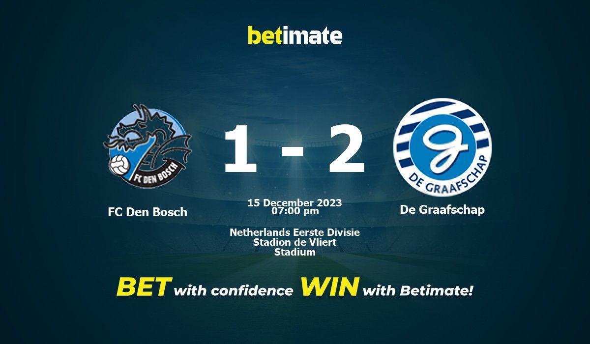 FC Den Bosch vs De Graafschap Prediction Odds Betting Tips 12