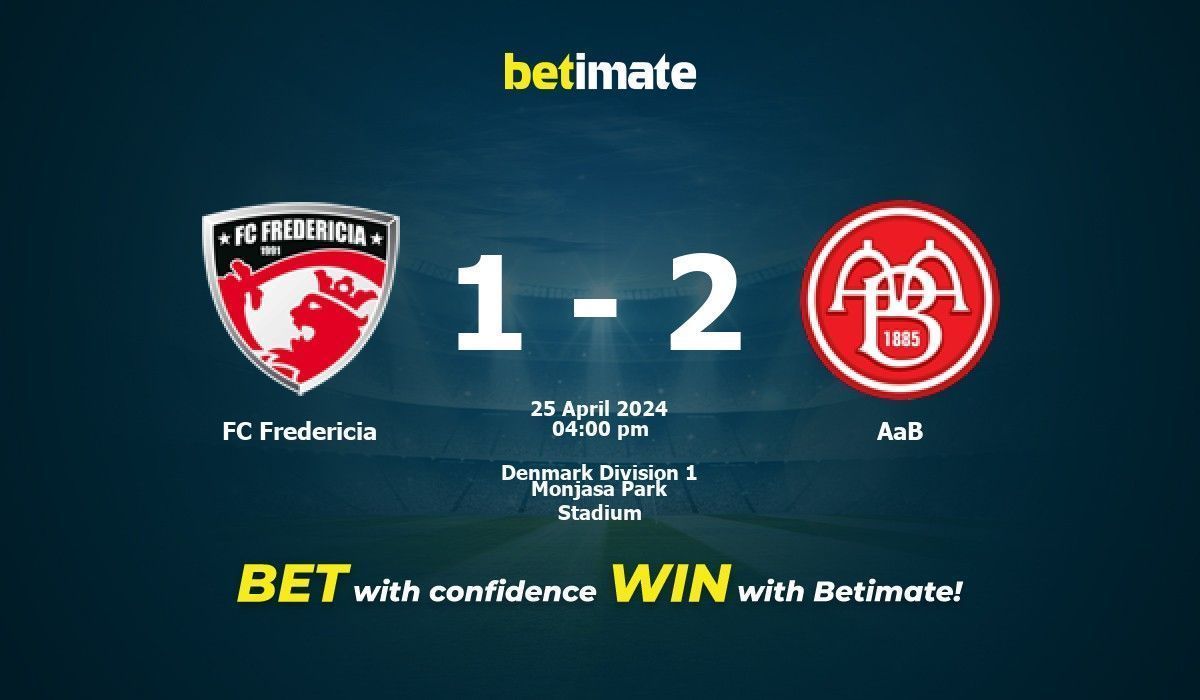 FC Fredericia vs AaB Prediction, Odds & Betting Tips 04/25/2024