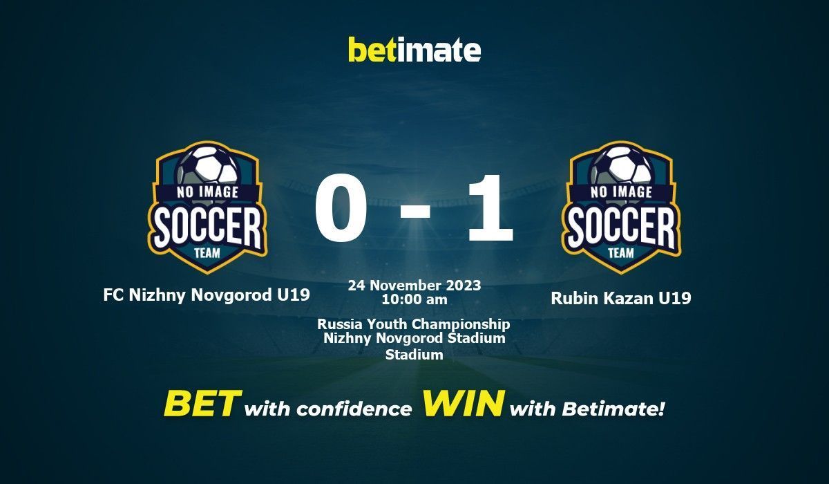 Spartak U21 vs Rubin U21 Prediction and Picks today 10 November 2023  Football