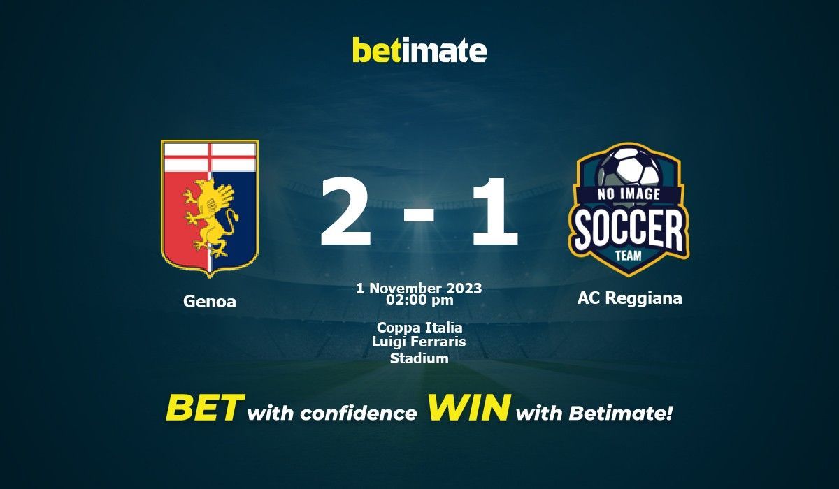 GENOA 2 - 1 REGGIANA, HIGHLIGHTS