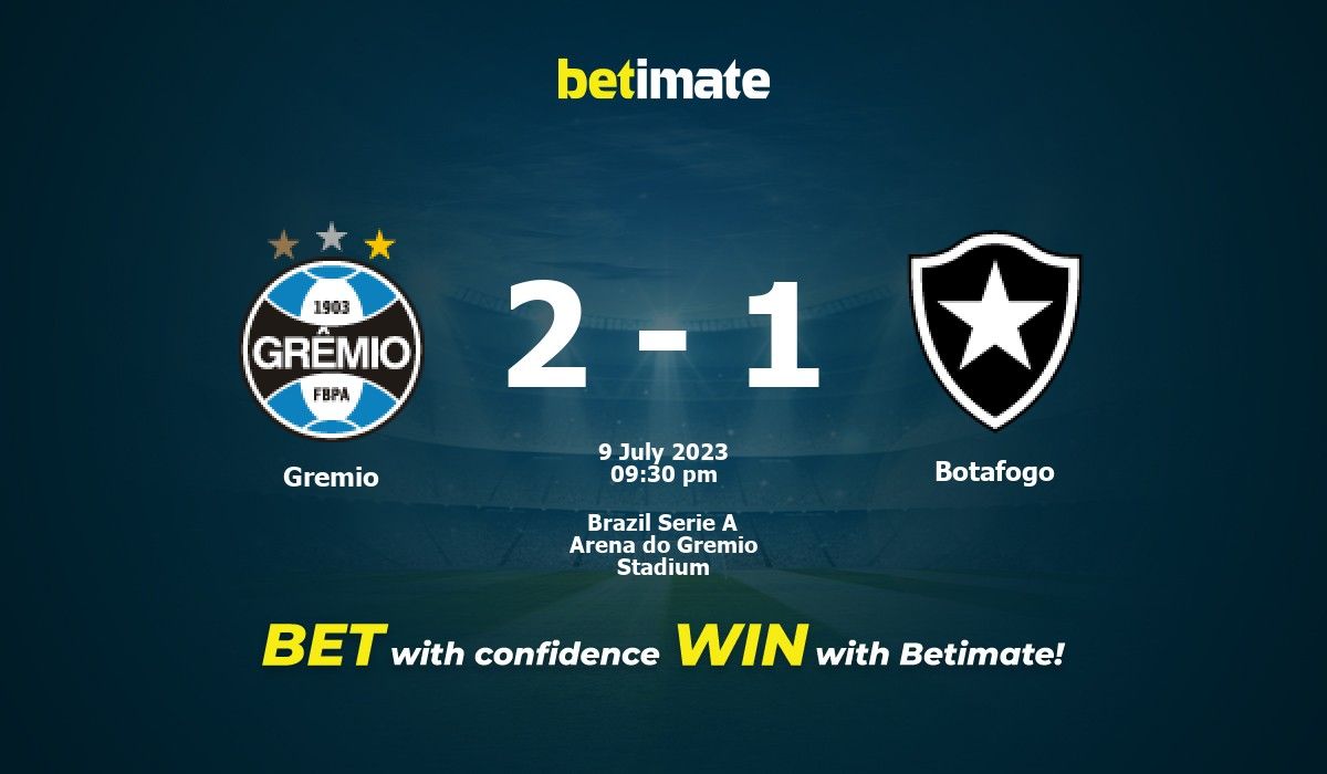 Botafogo Vs Cruzeiro: Match report, statistics, lineups & H2H