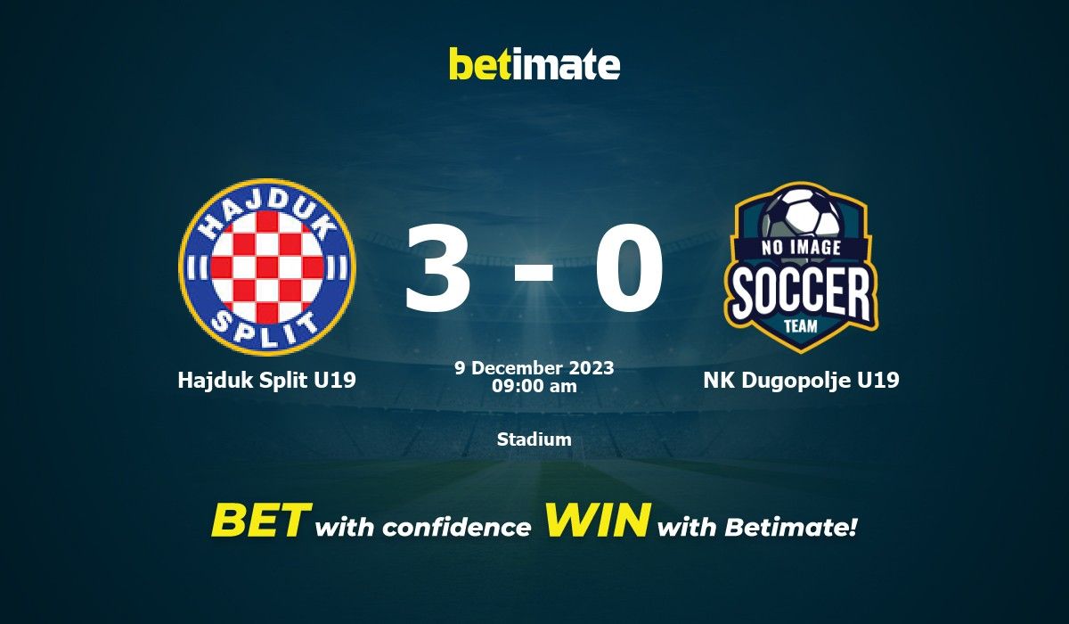 Hajduk Split vs HNK Gorica - live score, predicted lineups and H2H