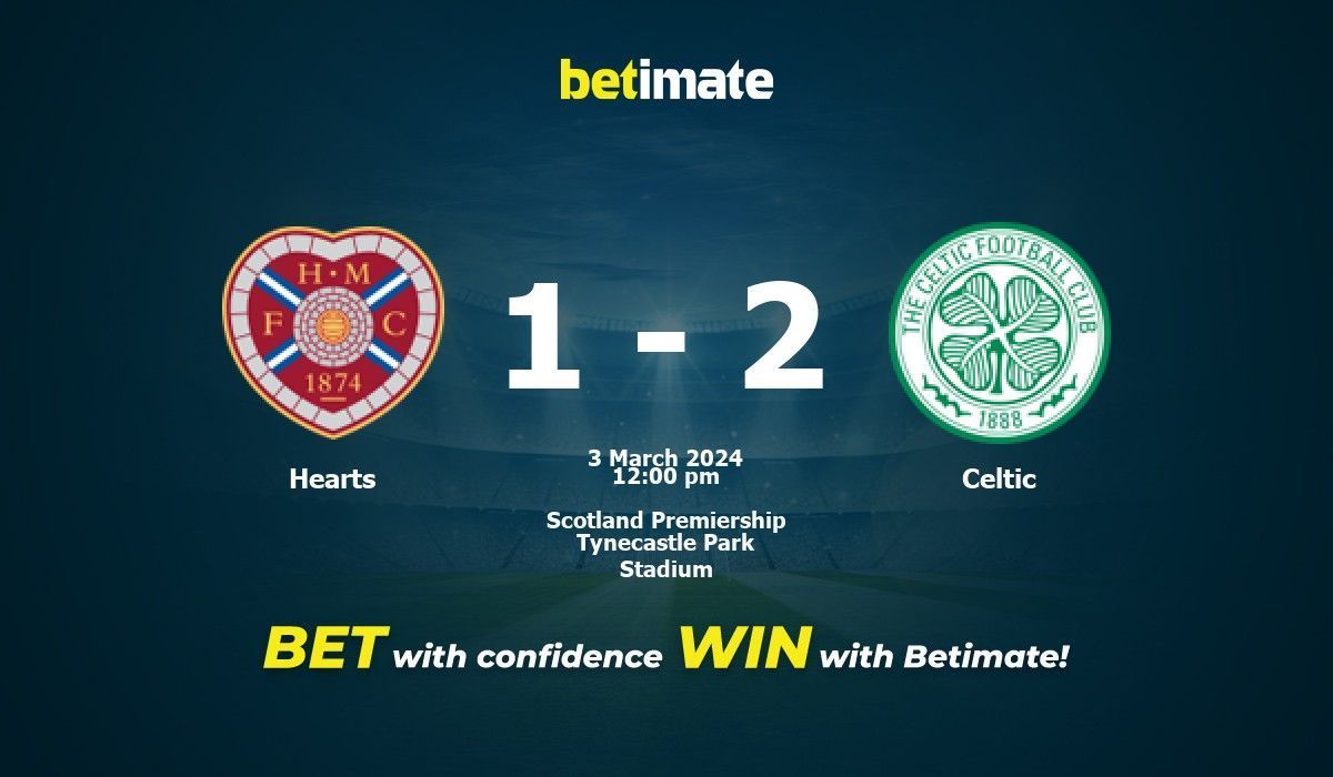 Celtic fc 2025 vs hearts h2h