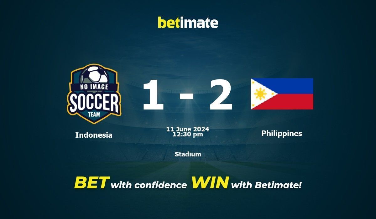 Indonesia vs Philippines Prediction, Odds & Betting Tips 06/11/2024