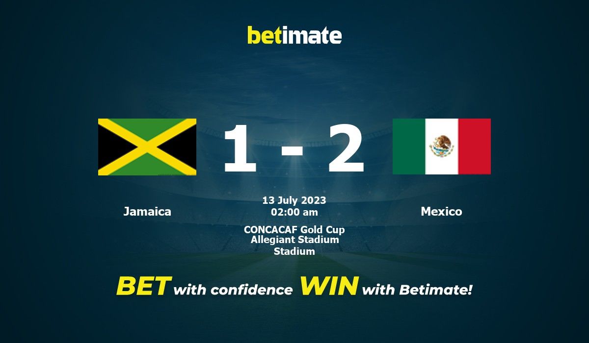 Jamaica vs Mexico Prediction, Odds & Betting Tips 07/13/2023