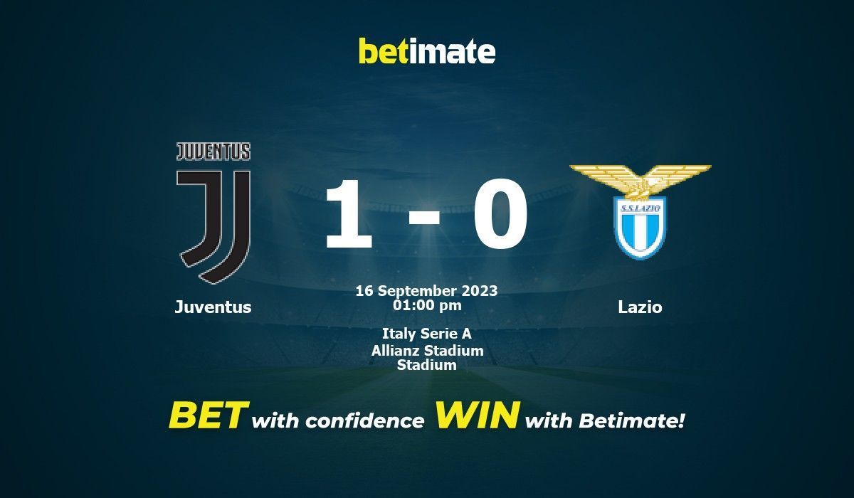 Juventus vs Lazio Prediction and Betting Tips