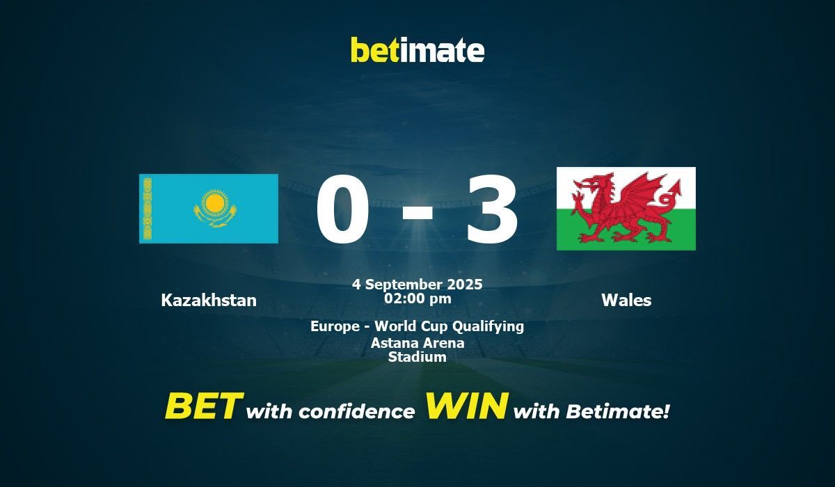 Kazakhstan vs Wales Prediction, Odds & Betting Tips 09/04/2025