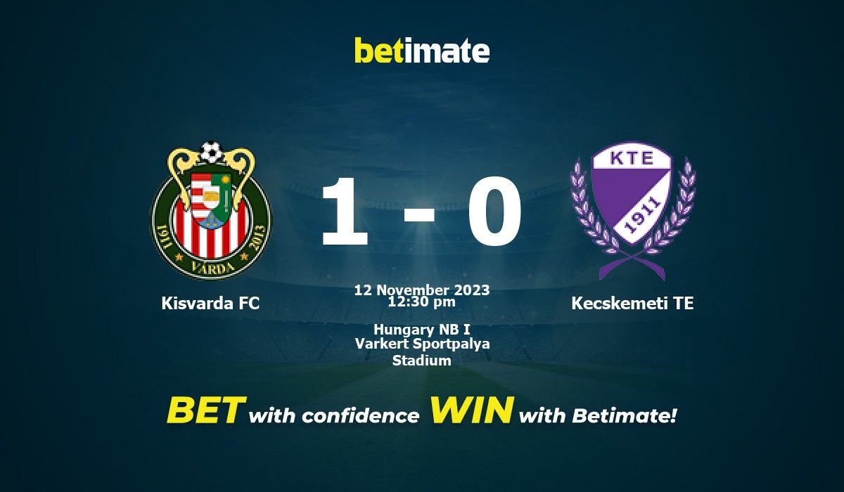 Kecskemét TE vs Ferencváros TC live score, H2H and lineups