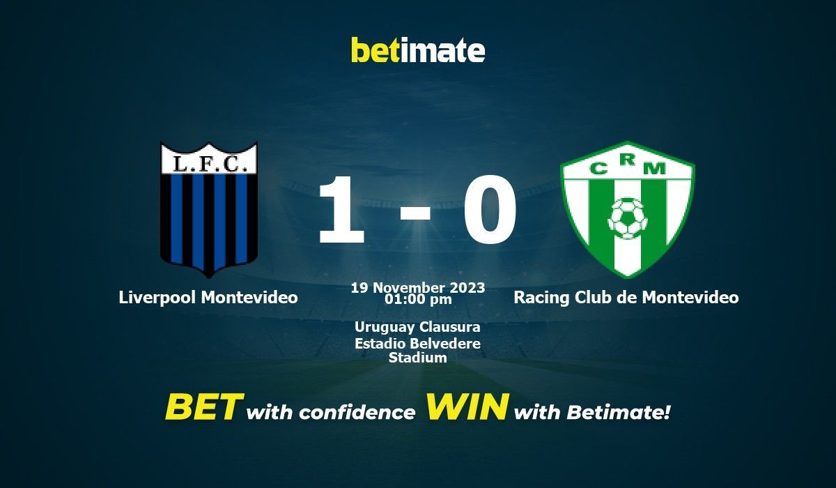 Liverpool Montevideo vs Racing Club de Montevideo Predictions - 19