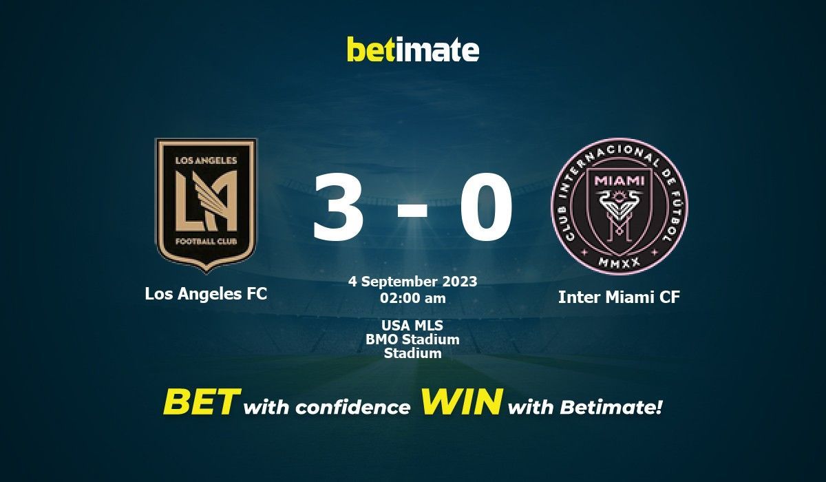 Los Angeles FC vs. Inter Miami Prediction - September 3, 2023