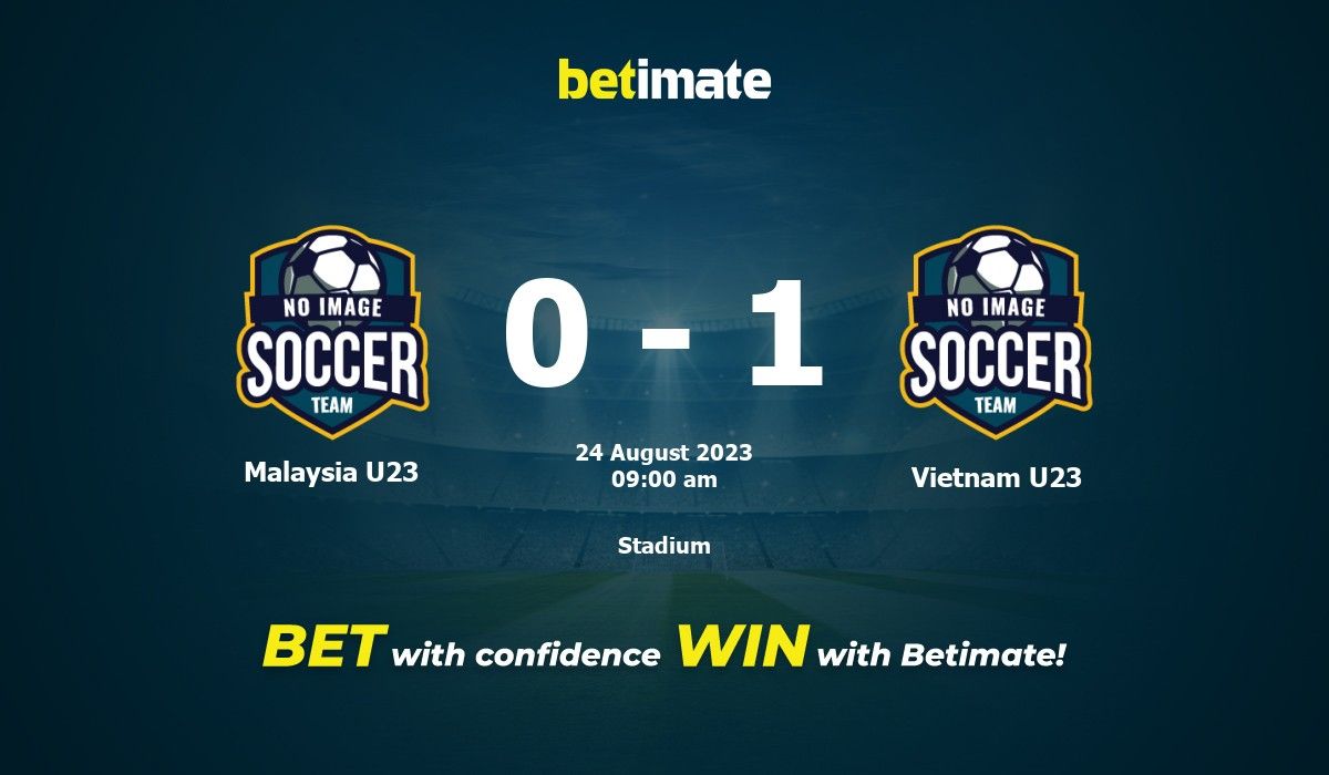 Malaysia U23 vs Vietnam U23 Prediction, Odds & Betting Tips 08/24/2023