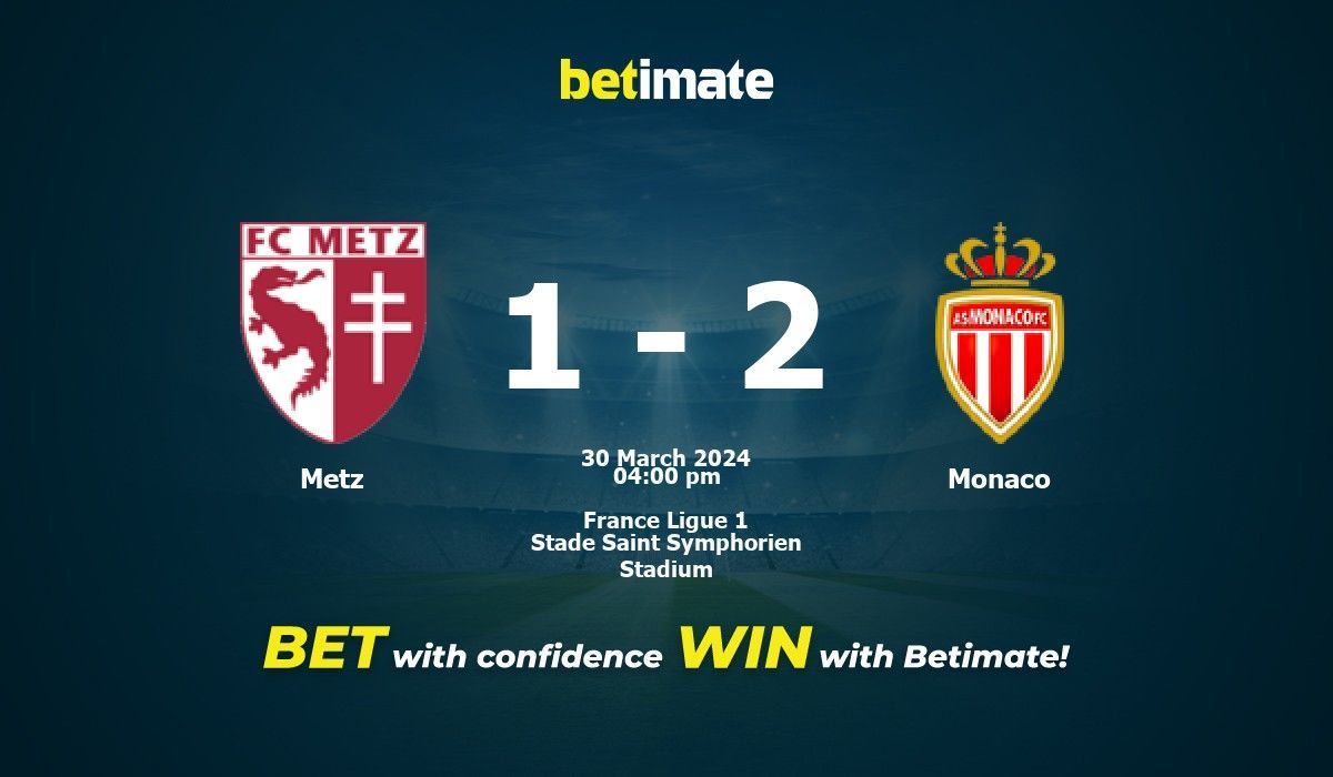 As monaco 2025 fc metz h2h