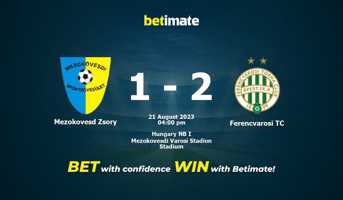 Résultat en direct MOL Fehervar FC vs Ferencvarosi TC 06 Aug 2023